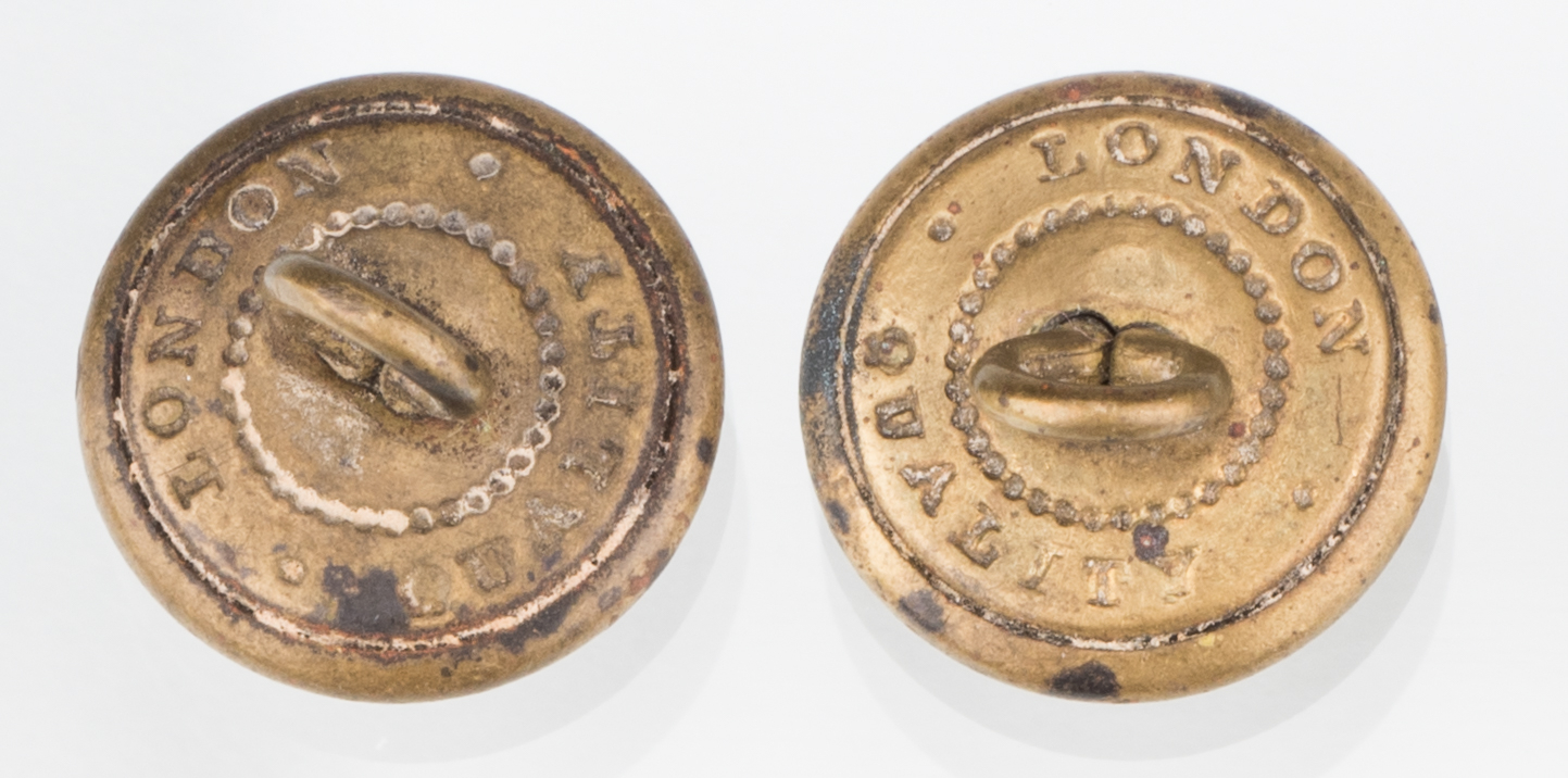 Lot 206: 4 Rare Confederate Uniform Buttons, Chatwin & Sons, Group #3