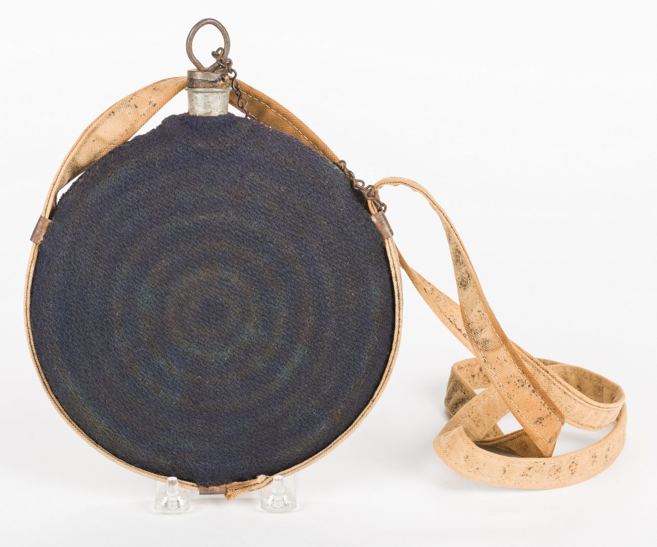 Lot 220: US Model 1858 Canteen w/ Cover, Sling & Stopper