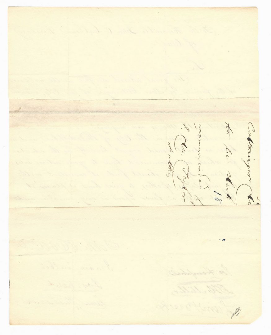 Lot 232: S. Houston & J. Buchanan Signed Letter, 2 prints