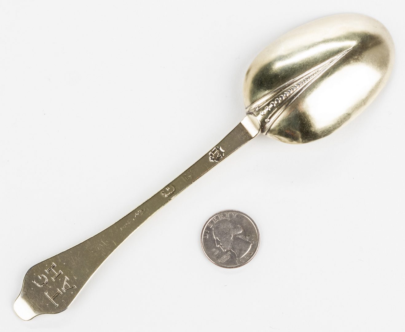 Lot 257: Queen Anne Rattail Spoon, 1705