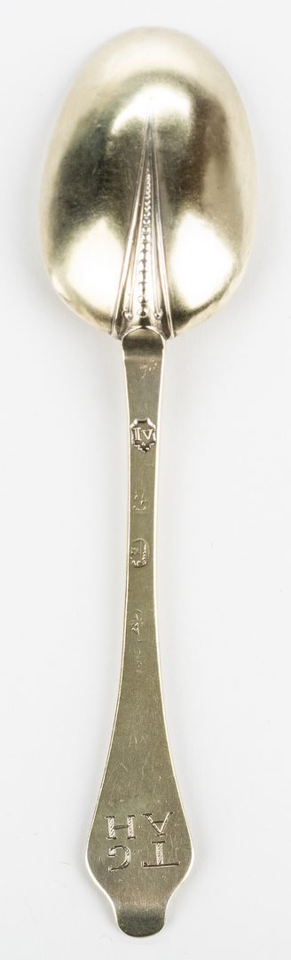 Lot 257: Queen Anne Rattail Spoon, 1705