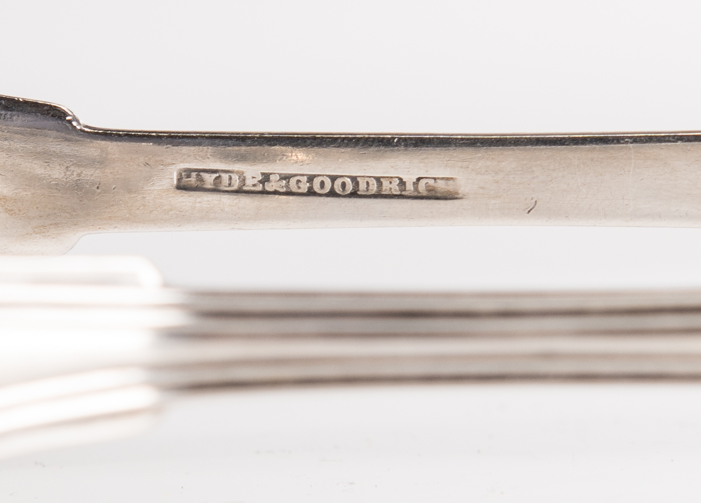 Lot 287: New Orleans Coin Silver Fried Chicken Tongs