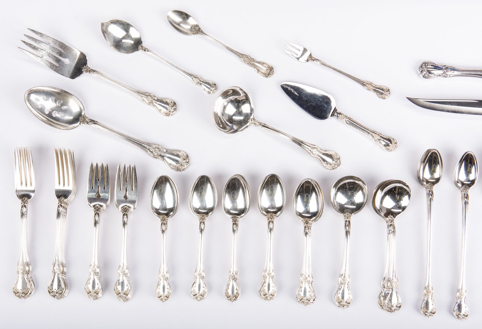 Lot 298: 80 Piece Towle Old Master Sterling Flatware