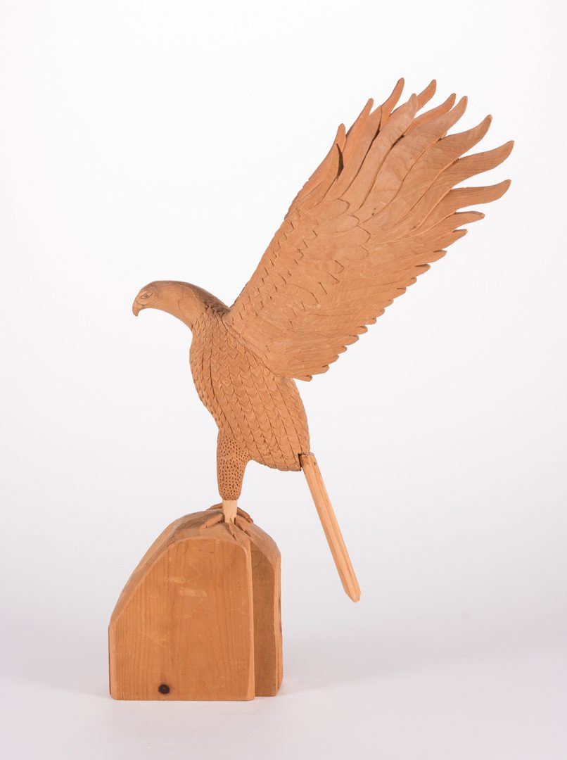 Lot 344: Sulton Rogers Carving, Eagle