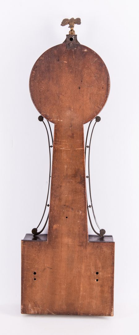 Lot 362: E. Taber Federal Banjo Clock
