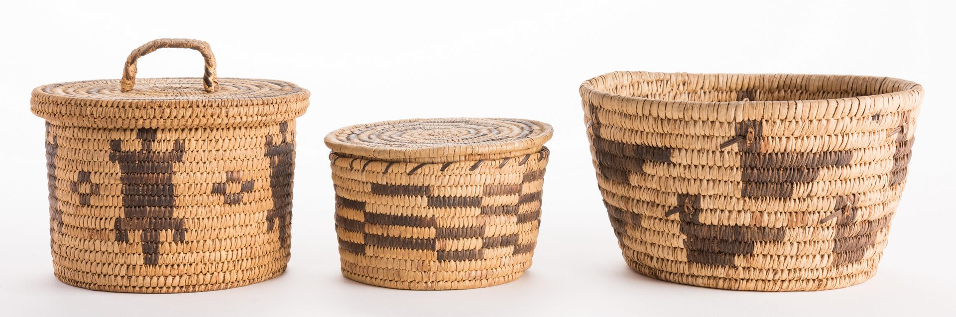 Lot 388: 6 Native American Papago Baskets