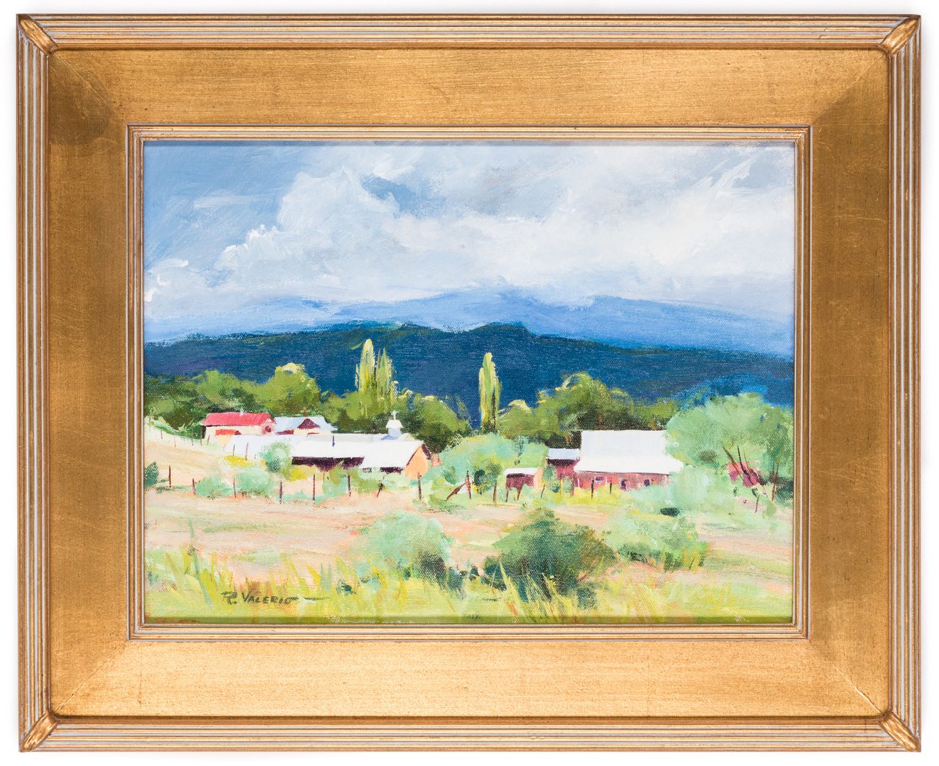 Lot 409: Ruth Valerio Western Landscape Painting