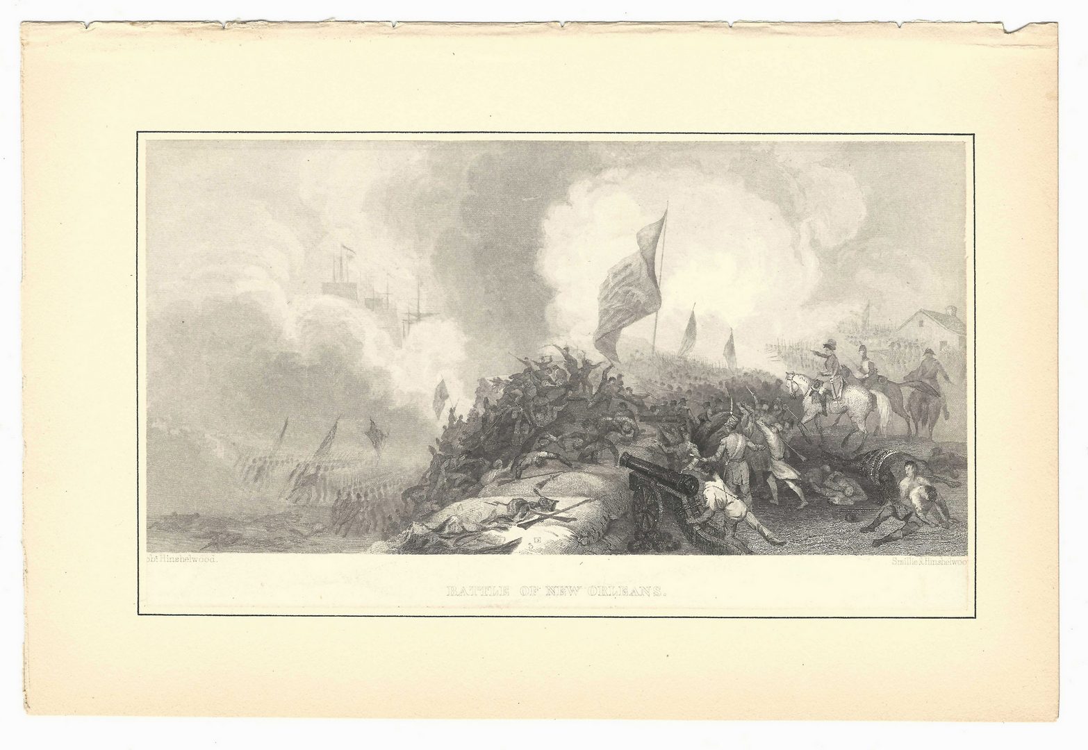 Lot 426: Battle of New Orleans Print Archive, 20 items