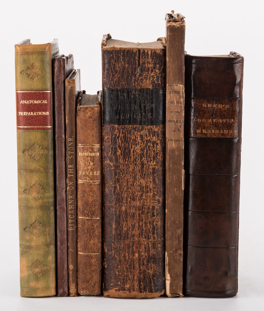 Lot 448: 7 18th/19th cent. Medical Books