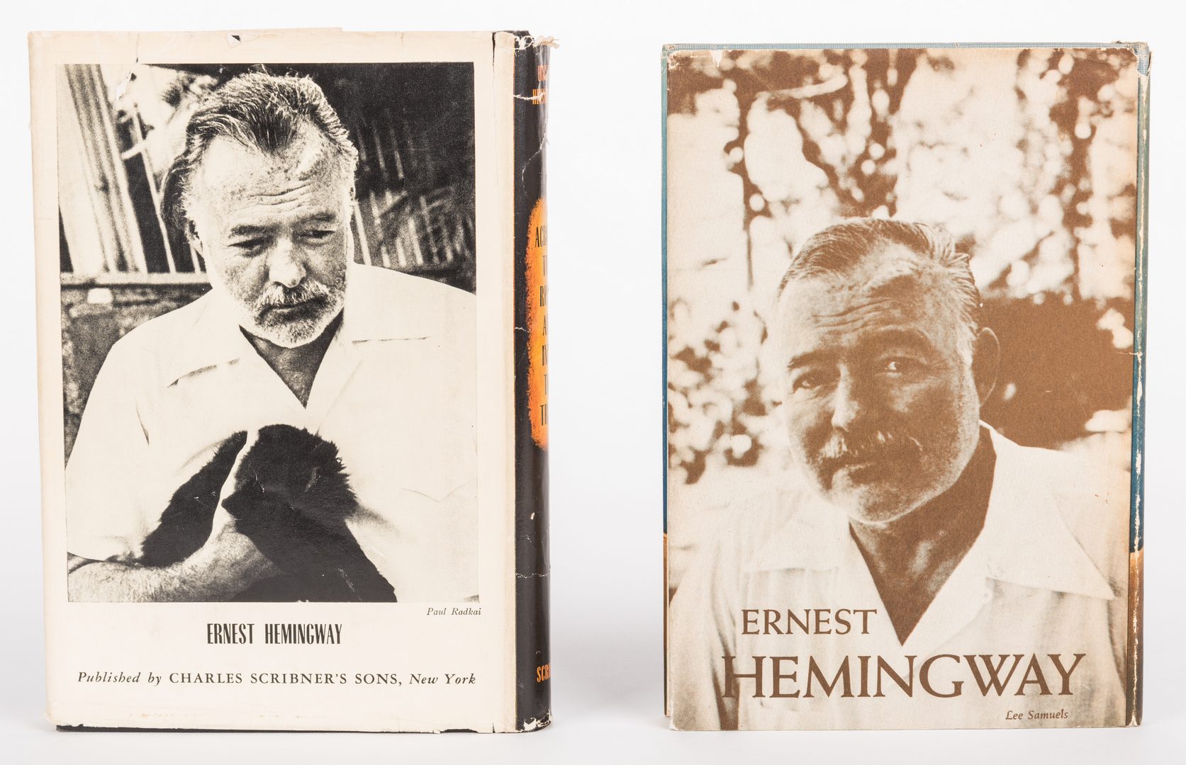 Lot 460: 2 1st Edition Ernest Hemingway Books, inc. The Old Man & The Sea