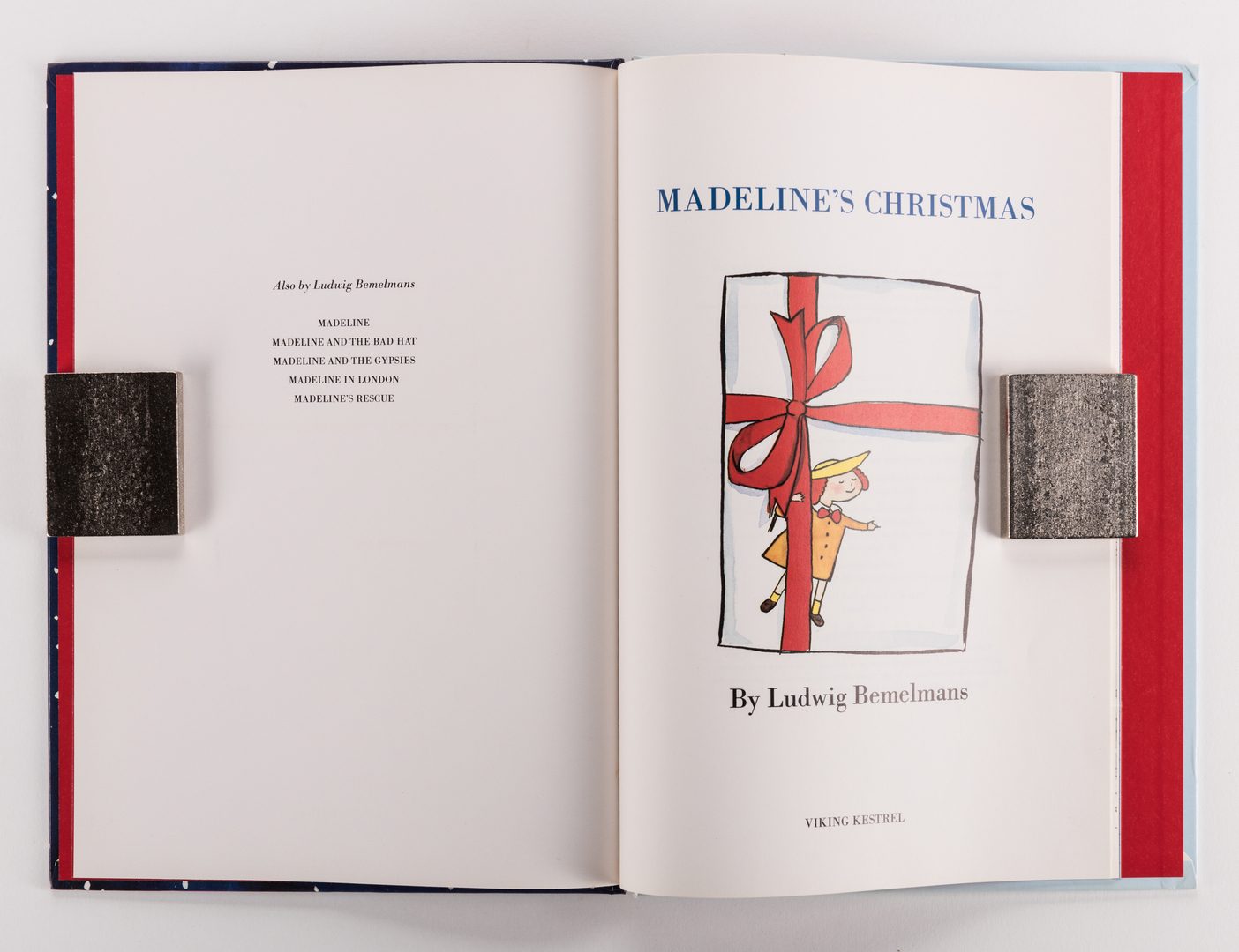 Lot 465: Bemelmans Madeline's X-Mas, 1st Ed. & Hardcover, 2 items