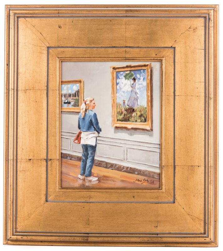 Lot 494: Jon Smith, O/C, National Gallery Wash D.C. Cy Monet