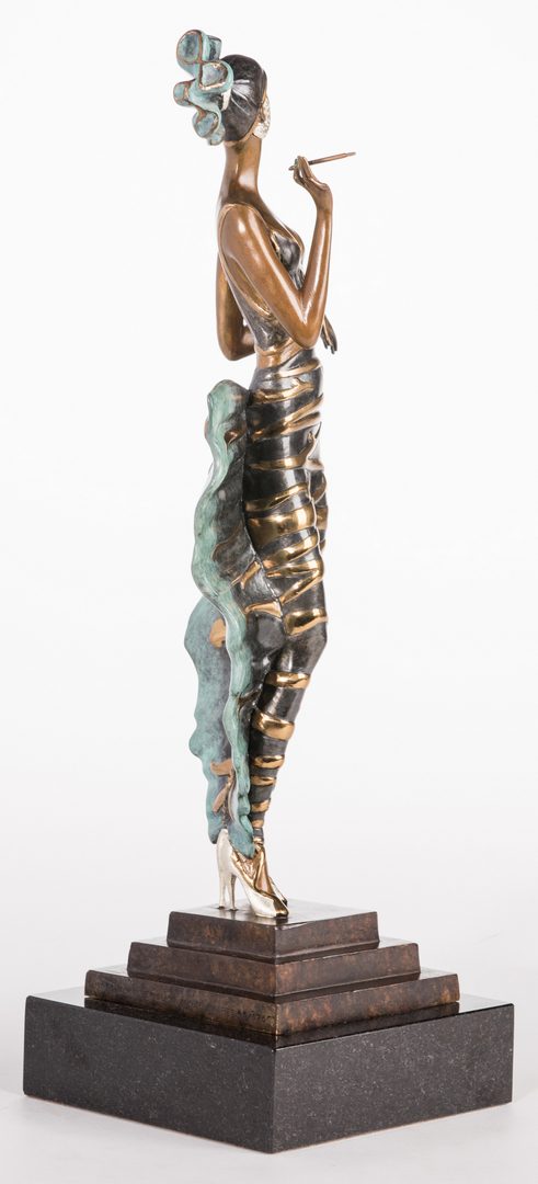 Lot 502: Erte Sculpture, Femme Fatale