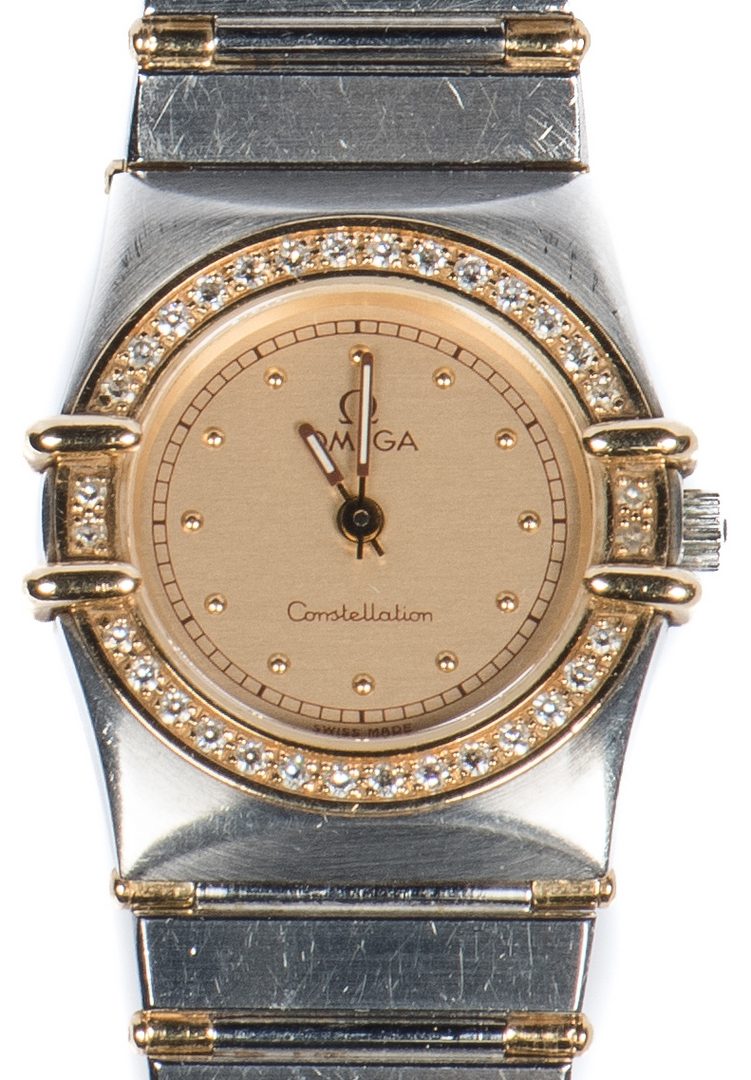Lot 526: Omega Constellation Diamond Watch