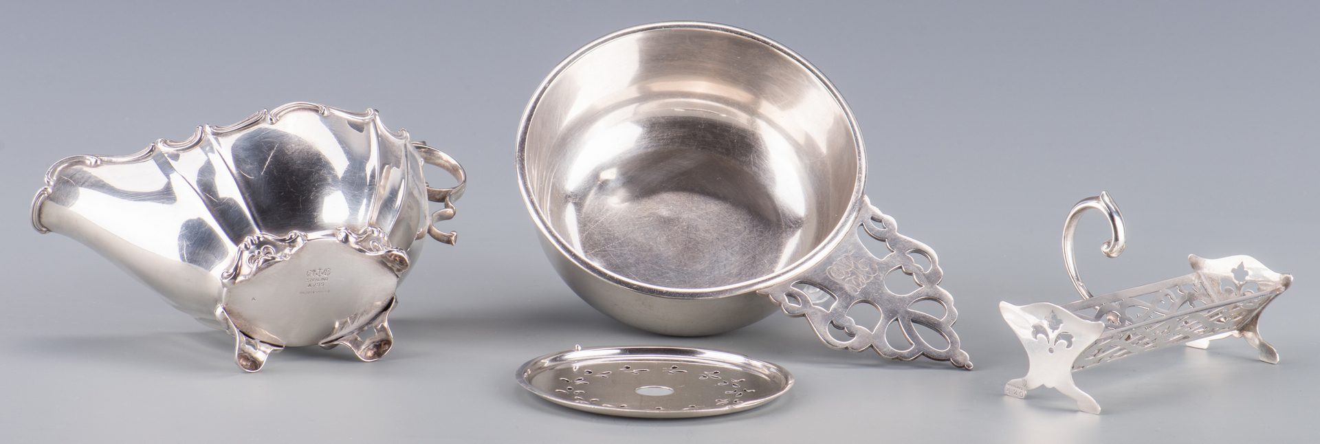 Lot 546: Mixed Sterling Silver Hollowware, 16 pcs