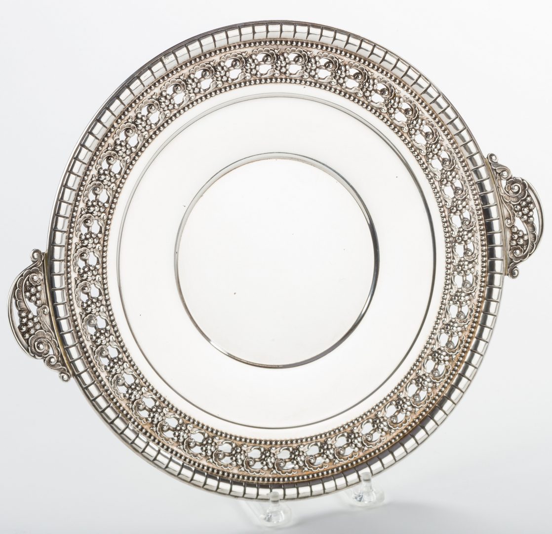 Lot 551: Sterling Bowl, Plate and Tray, Chantilly Duchess and Nordic patterns