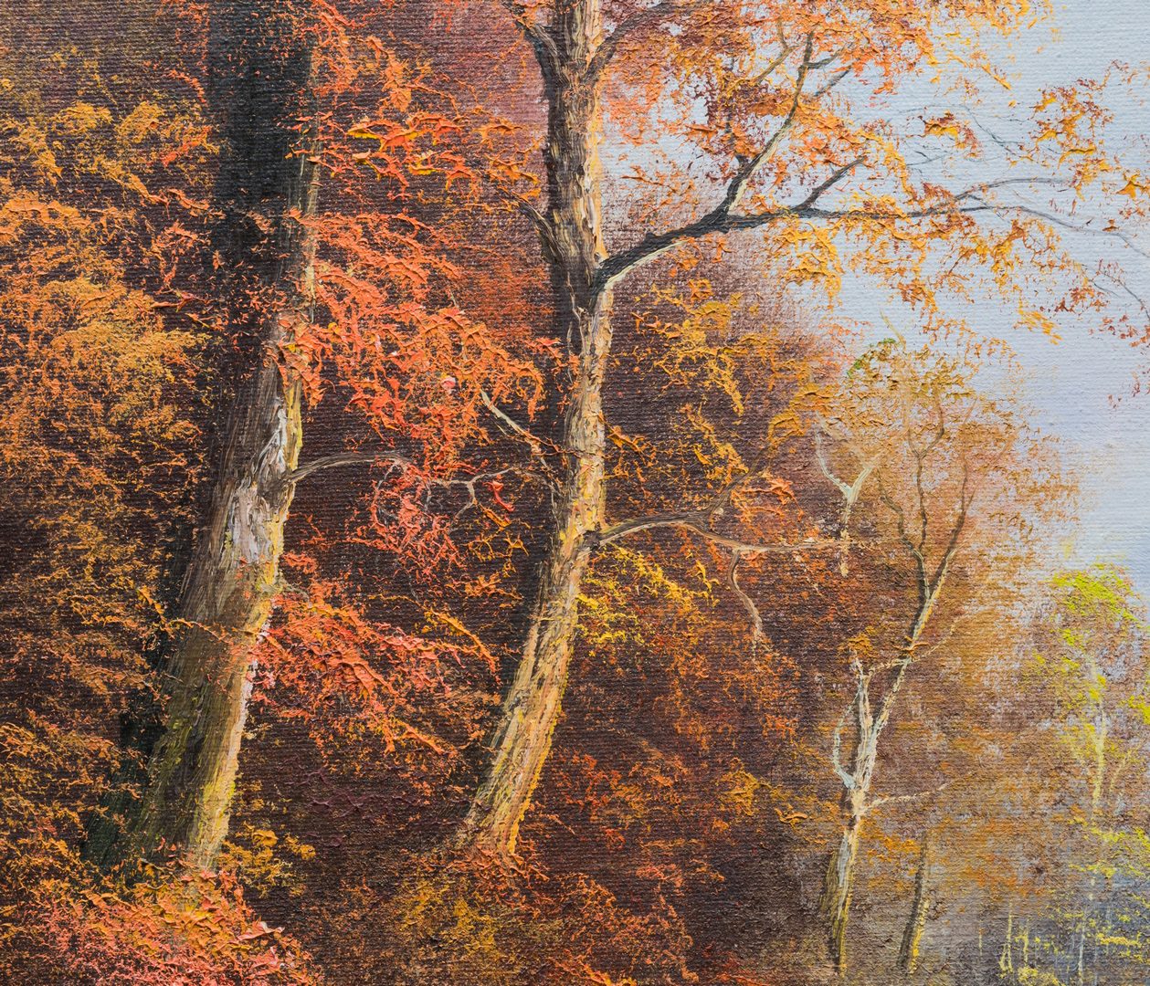 Lot 574: Ron Williams, O/C, Autumn Landscape