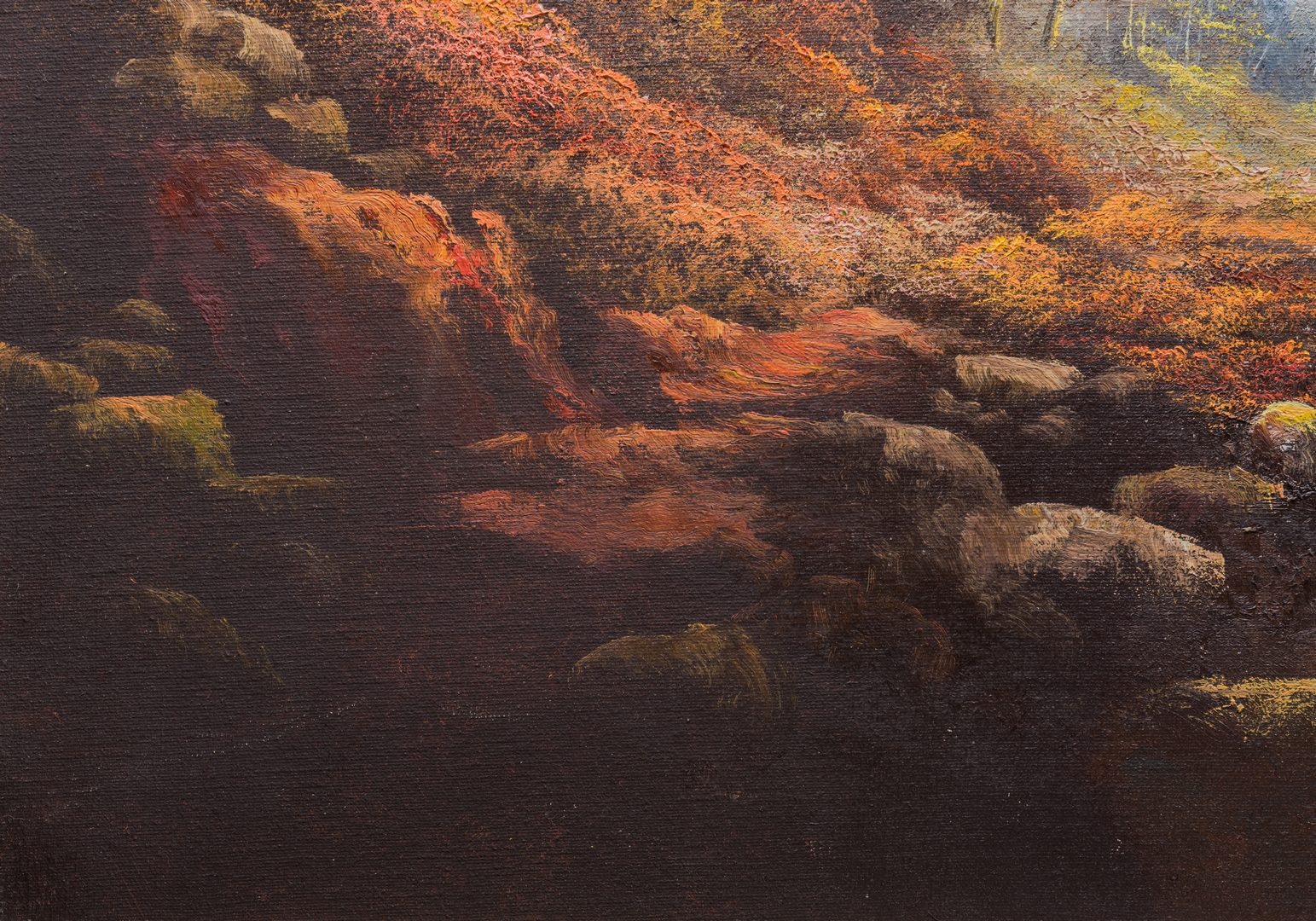 Lot 574: Ron Williams, O/C, Autumn Landscape
