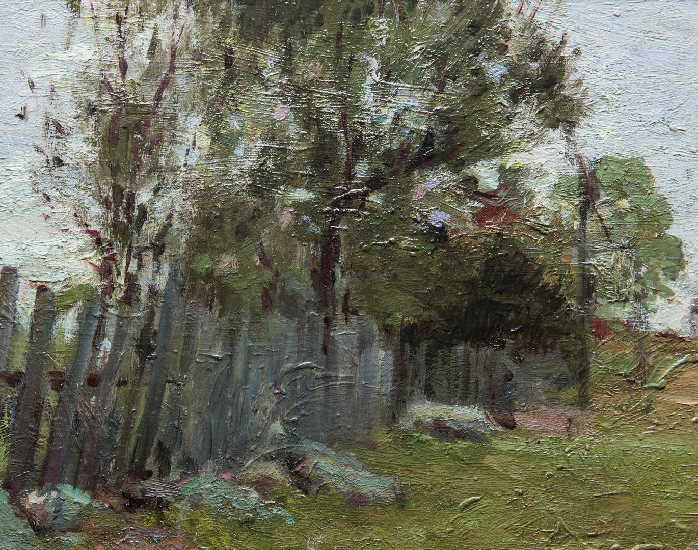 Lot 615: 2 Russian School Impressionist Landscapes