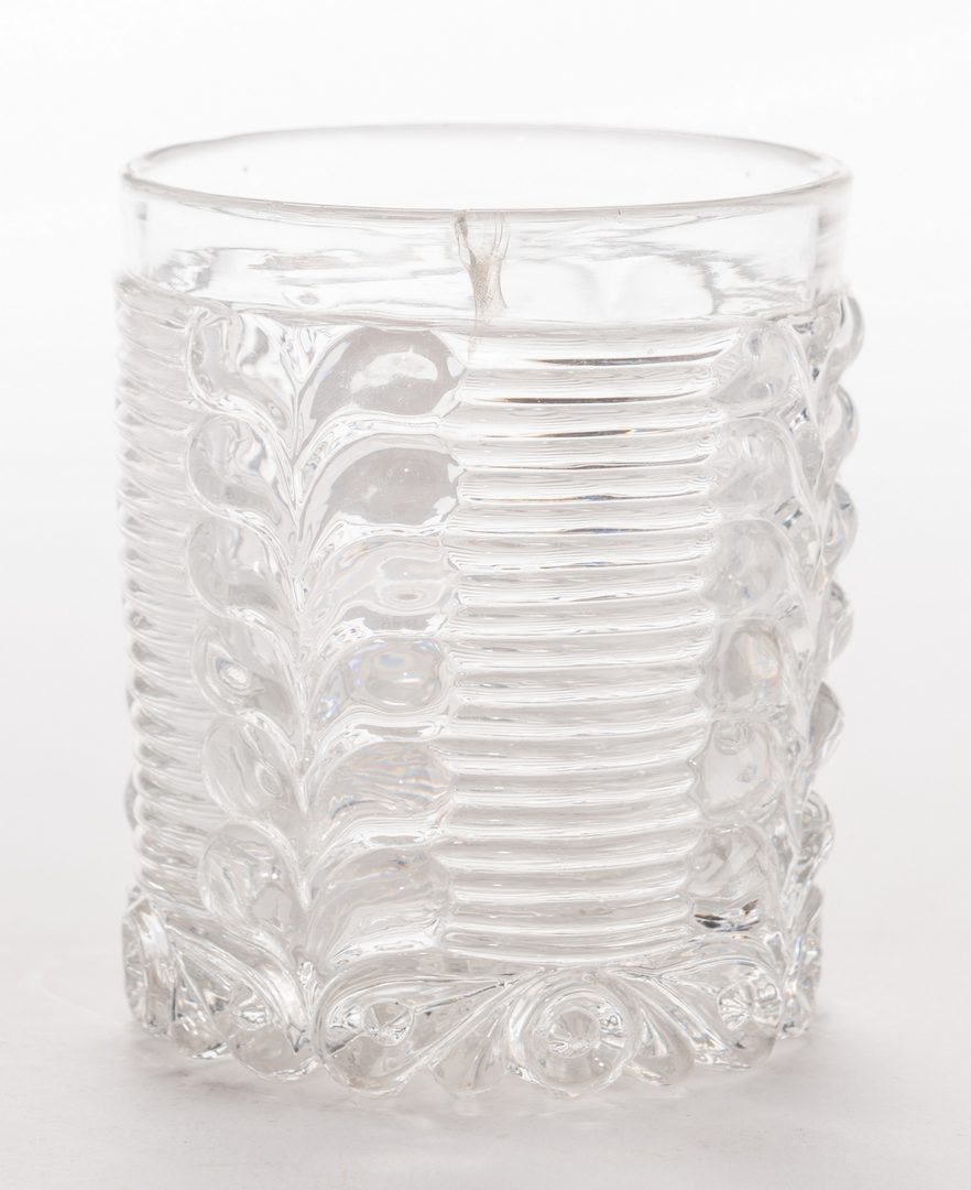 Lot 634: 3 French Sulfide Glass Tumblers