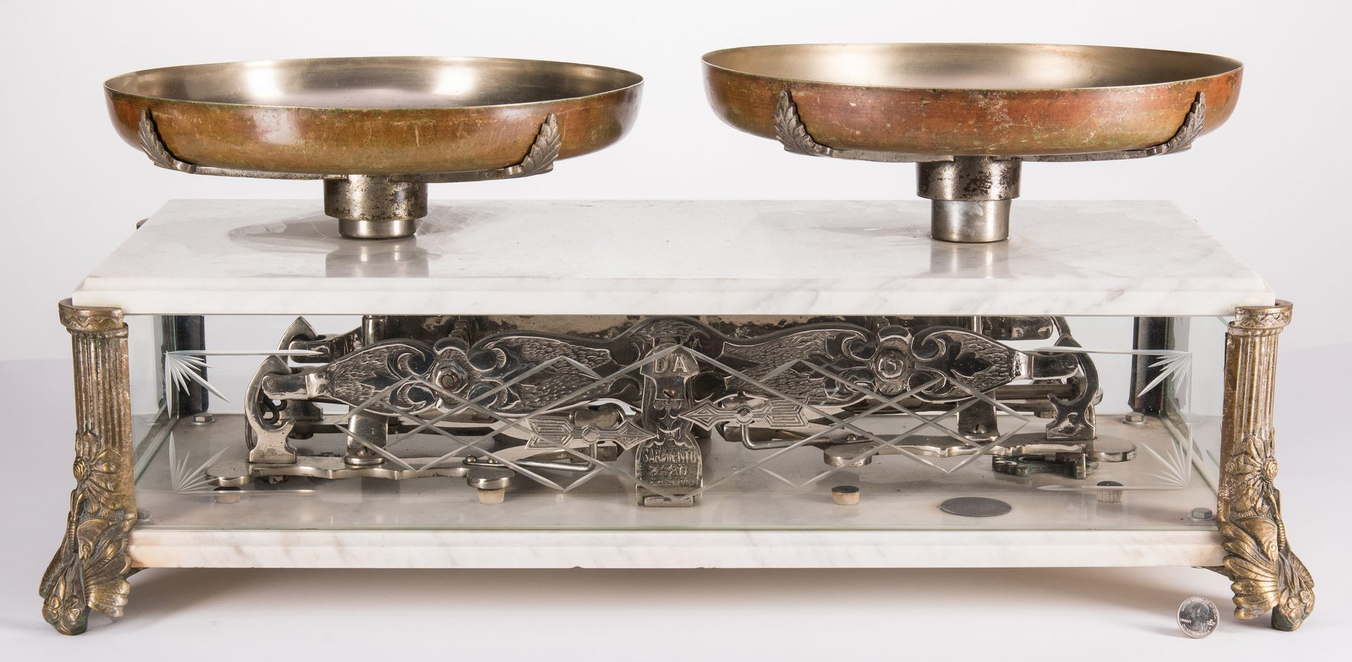 Lot 705: Large Argentinian Double Pan Scale