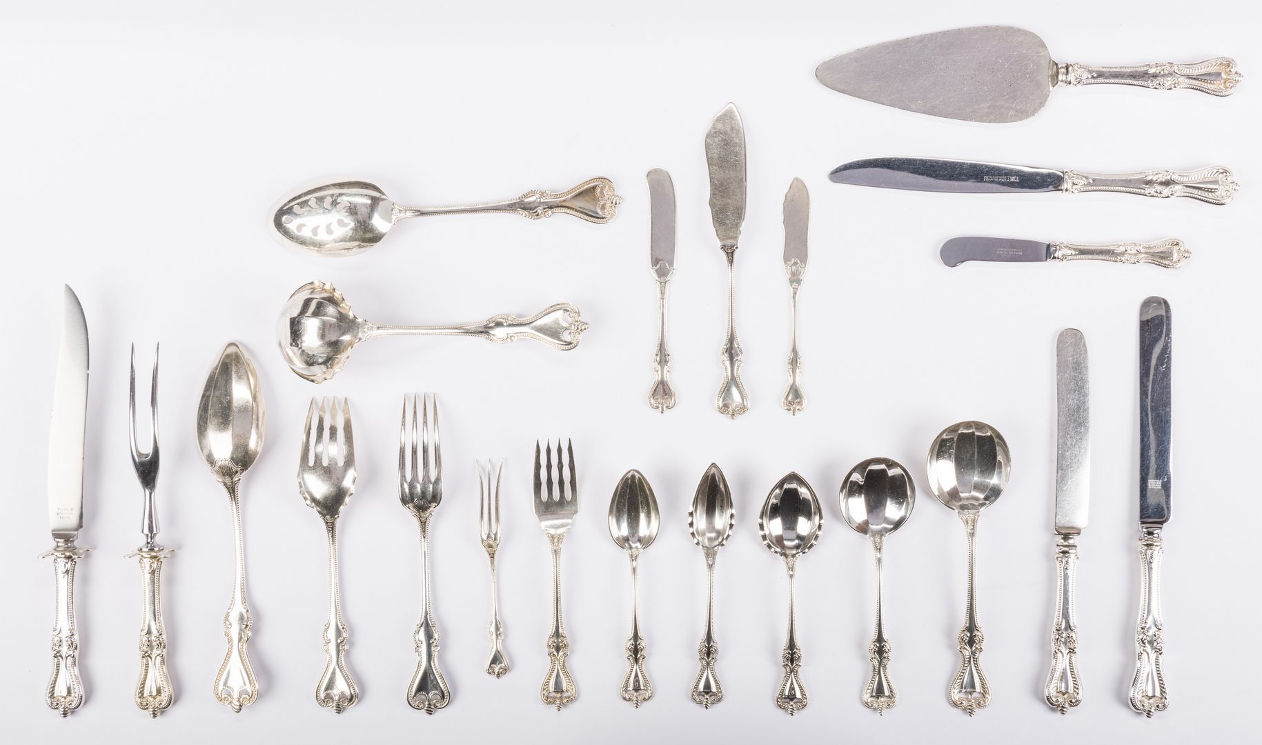 Lot 72: Towle Old Colonial Sterling Flatware, 97 pcs