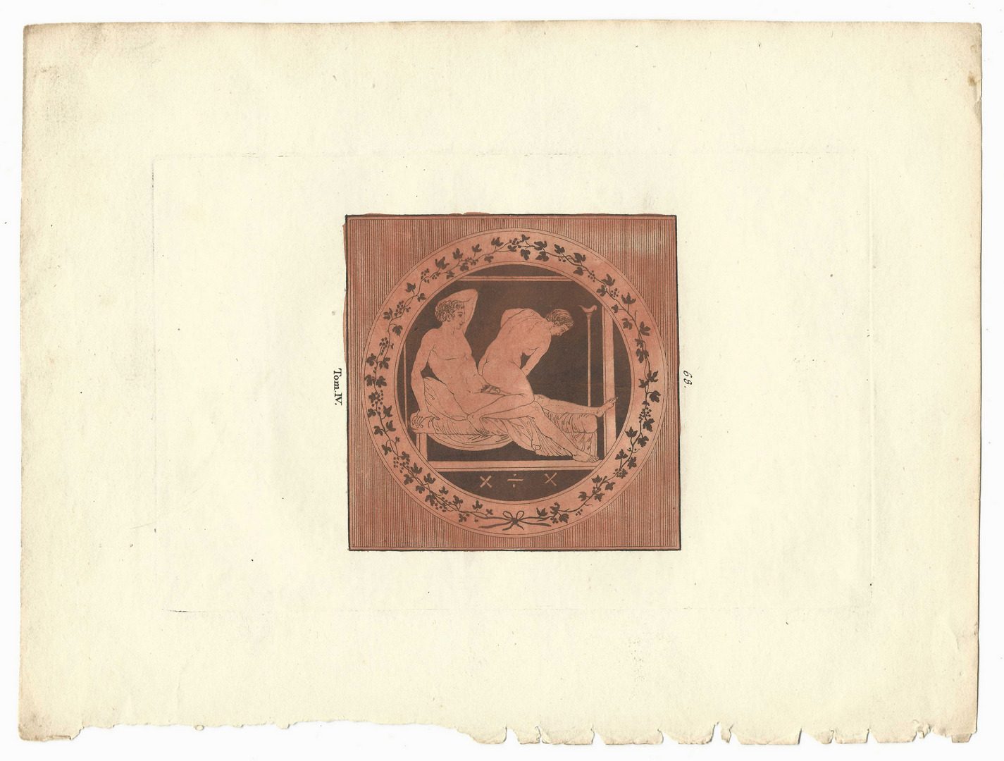 Lot 746: 5 Sir William Hamilton Classical Engravings