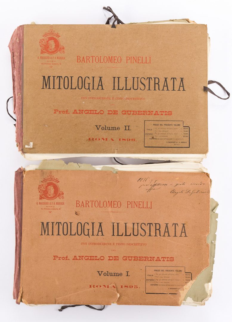 Lot 748: 2 vols. Pinelli lithographs, 1896