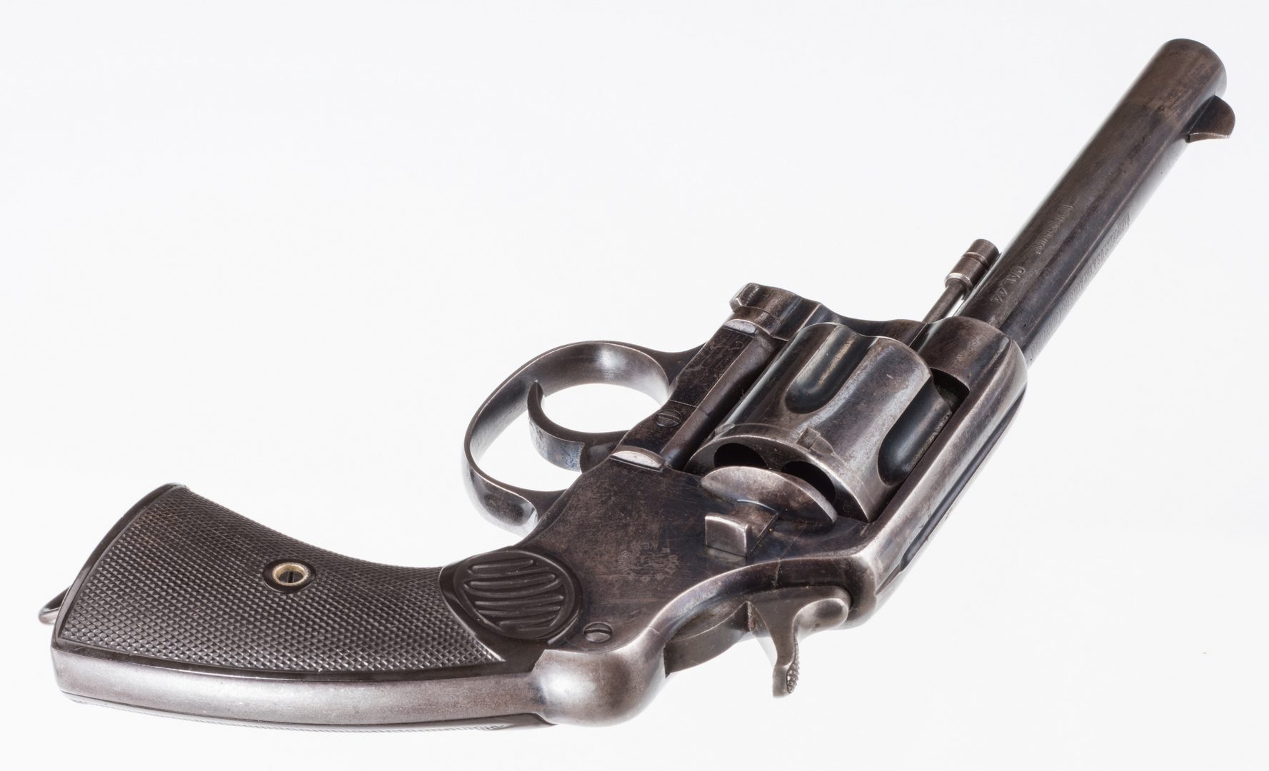 Lot 791: Colt New Service Revolver, .44 Caliber, Railway Mail Holster