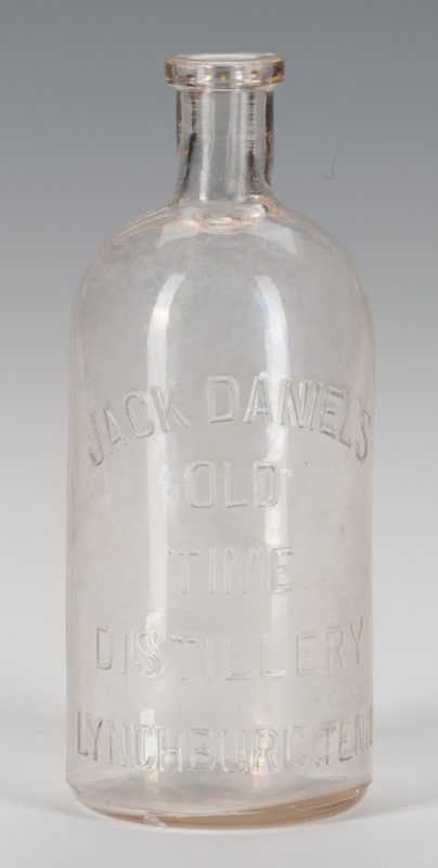 Lot 798: Jack Daniels Whiskey Bottle, 19th C.