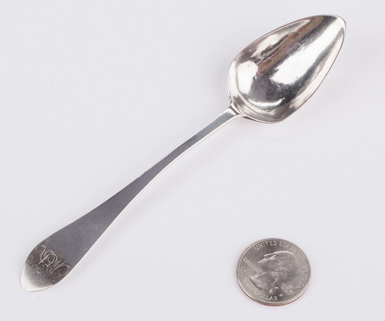Lot 81: Joseph Elliston Nashville Coin Silver Teaspoon