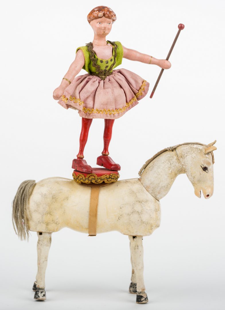 Lot 820: Schoenhut Circus Figure, Animals & Accessories, 12 pcs