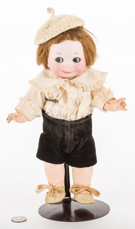 Lot 829: Nobby Kid Googly Bisque Doll