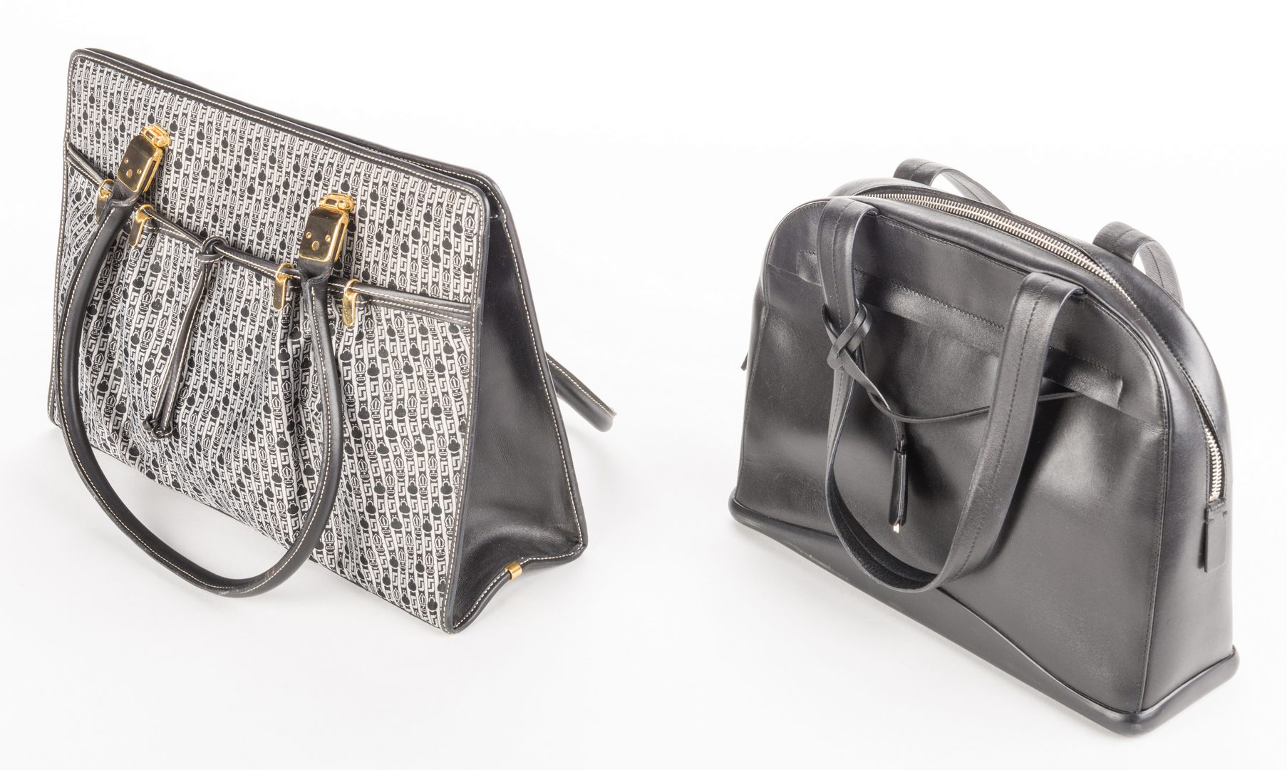 Lot 839: 2 Designer Handbags, inc. Judith Leiber and Prada.