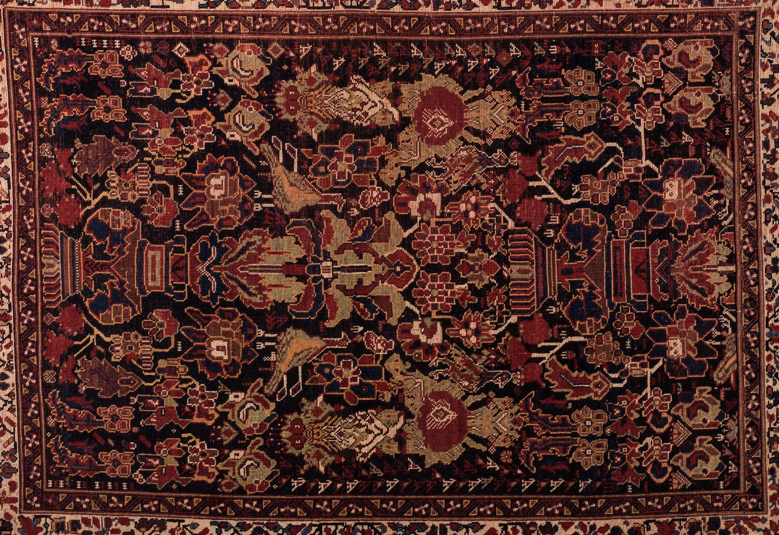 Lot 855: Antique Persian Afshar Area Rug