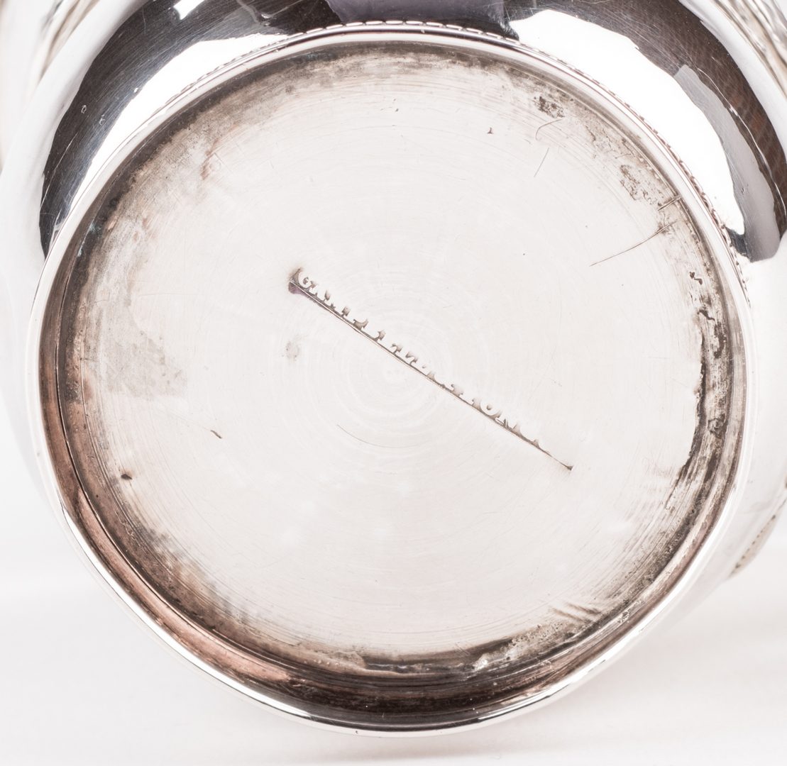 Lot 86: TN coin silver cup, Campbell & Donigan