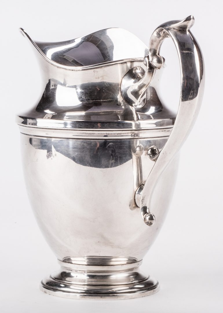 Lot 873: Hunt Silver Co. Sterling Water Pitcher