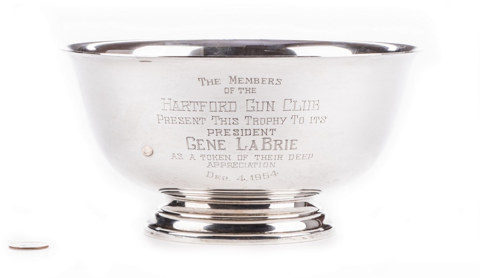 Lot 874: Paul Revere Reproduction Sterling Silver Bowl