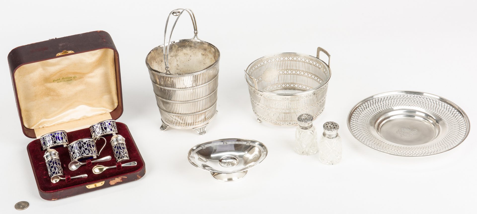 Lot 878: Assembled Group Sterling Hollowware, 7 items