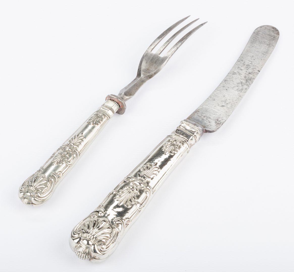 Lot 87: Knife and Fork, possibly Andrew Jackson's, 2 items
