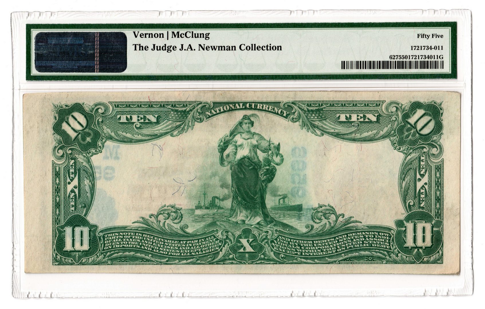 Lot 101: 1902 $10 First National Bank of Starbuck National