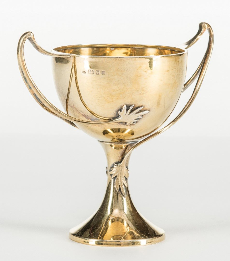 Lot 125: English Gilded Sterling Cup