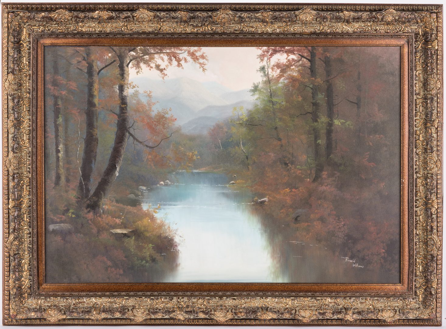 Lot 138: Ron Williams, Autumn Mountain Landscape