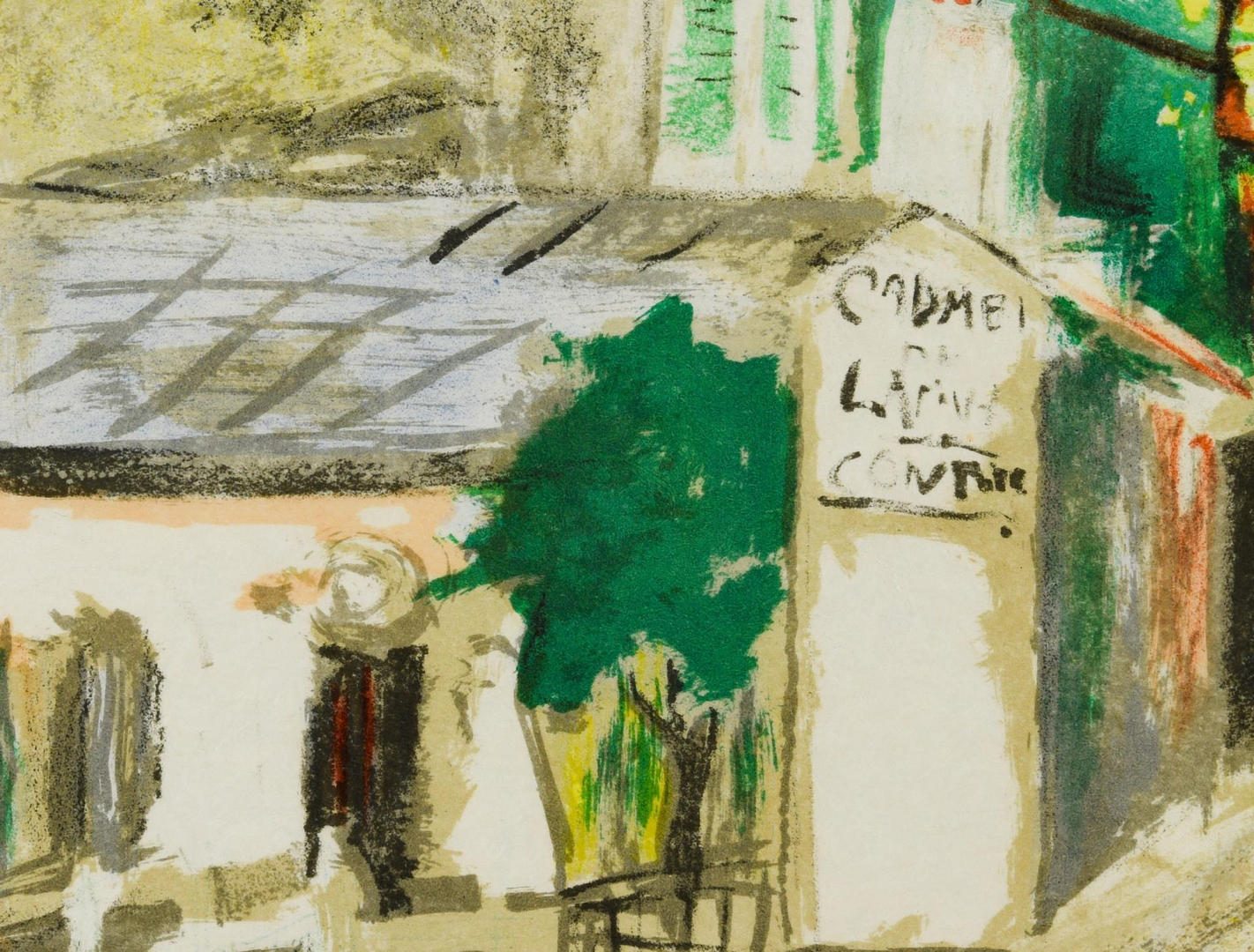 Lot 168: 2 Maurice Utrillo Lithographs, Street Scenes