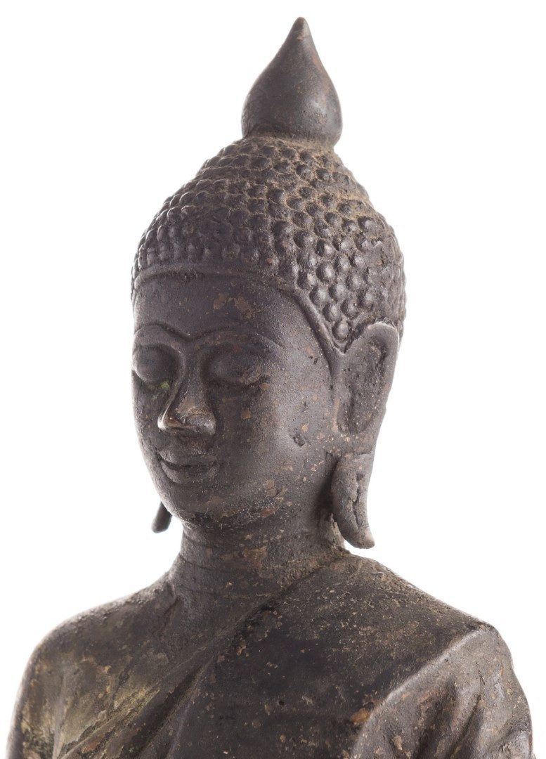 Lot 176: 2 Thai Bronze Bodhisattva Figures