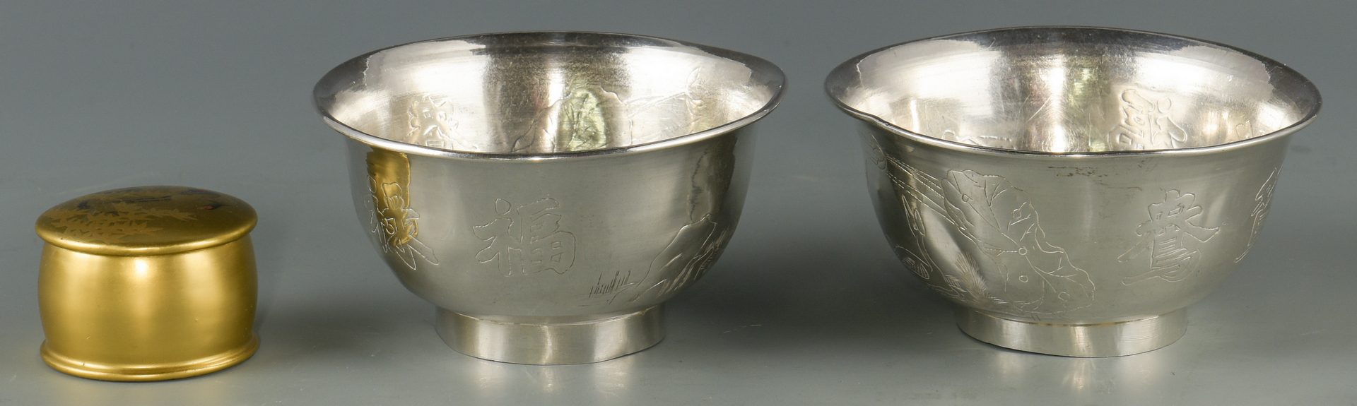 Lot 178: 6 Chinese & Asian Decorative Items, inc. Silver