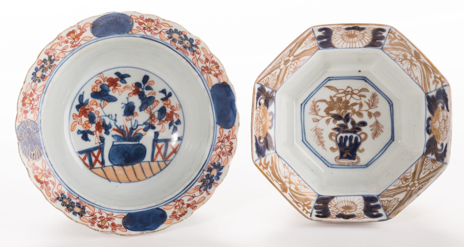 Lot 183: Two Small Asian Porcelain Bowls, 18th c.