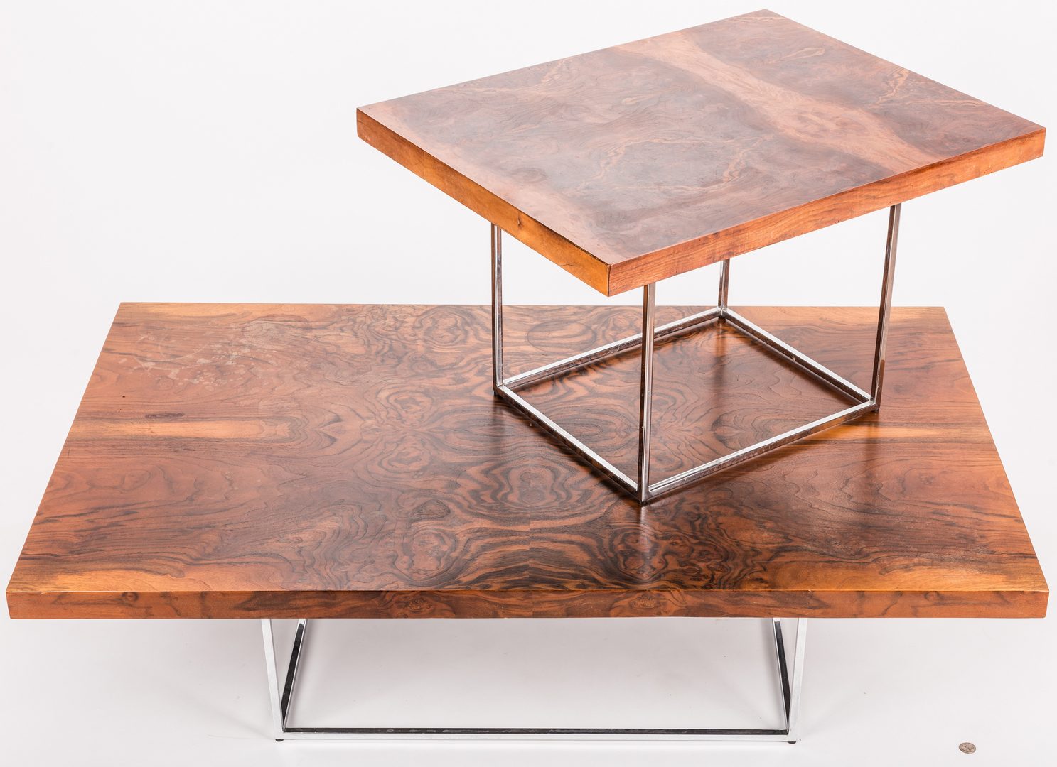 Lot 197: Mid-century coffee and side table