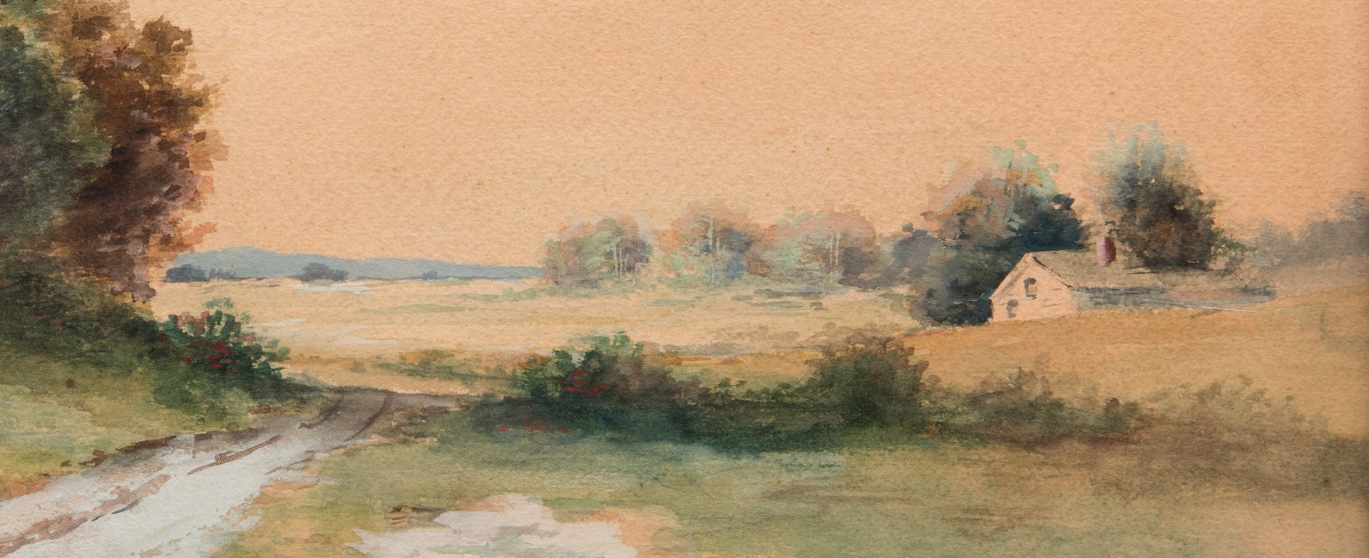 Lot 222: Deland Watercolor Landscape