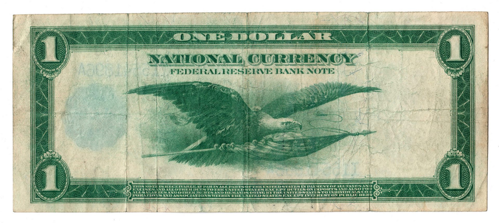 Lot 57: Pair of 1918 $1 "Flying Eagle" Notes, VA & MN